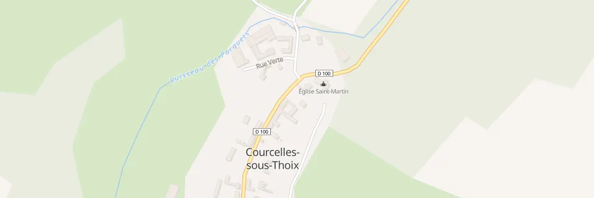 Plan du 5 Gr Grande Rue à Courcelles-sous-Thoix