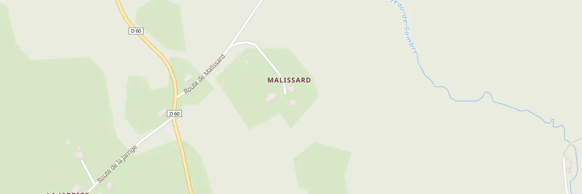 Plan du 5100 Malissard à Lafage-sur-Sombre