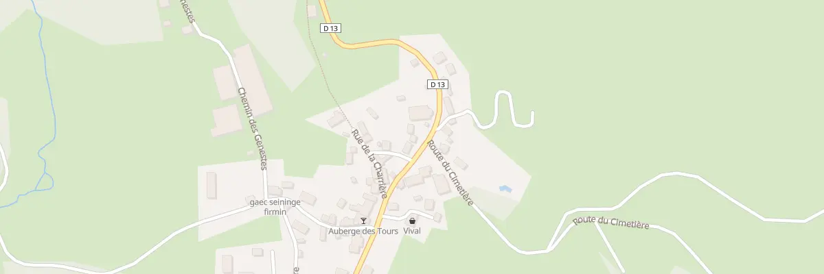 Plan du 3 Pl de l’Eglise à Goulles