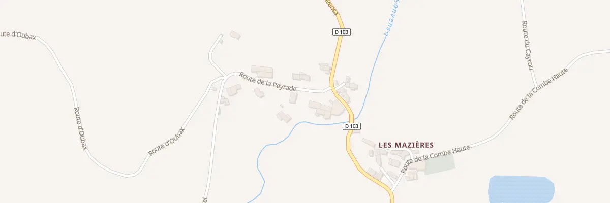 Plan du 5171 Les Mazieres à Lunac