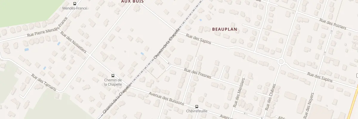 Plan du 12 Rue des Fresnes à Saint-Rémy-lès-Chevreuse