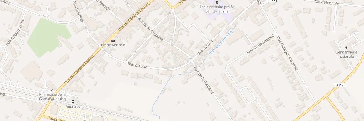 Plan du 162 Rue de la Fontaine à Audruicq