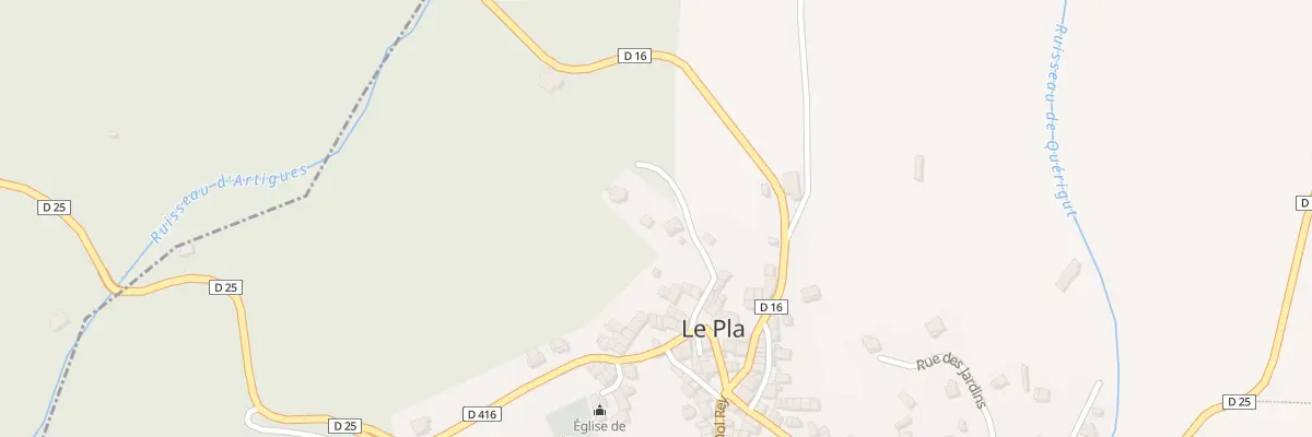 Plan du 47B Noubeilla au Pla