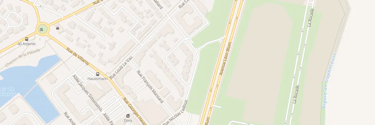 Plan du 19 Rue Nicolas Ledoux à Guyancourt