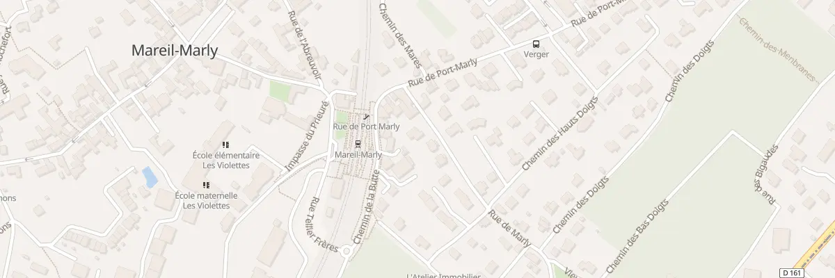 Plan du 2T Rue de Marly à Mareil-Marly