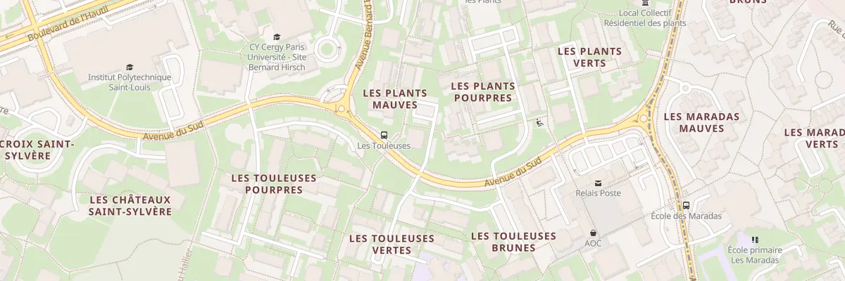 Plan du 14 Rue des Plants Orange à Cergy