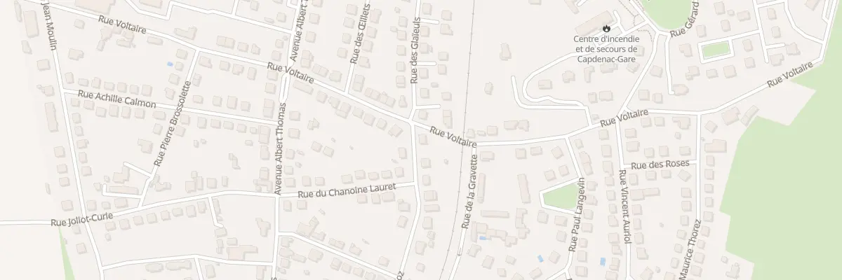 Plan du 1 Rue Mermoz à Capdenac-Gare
