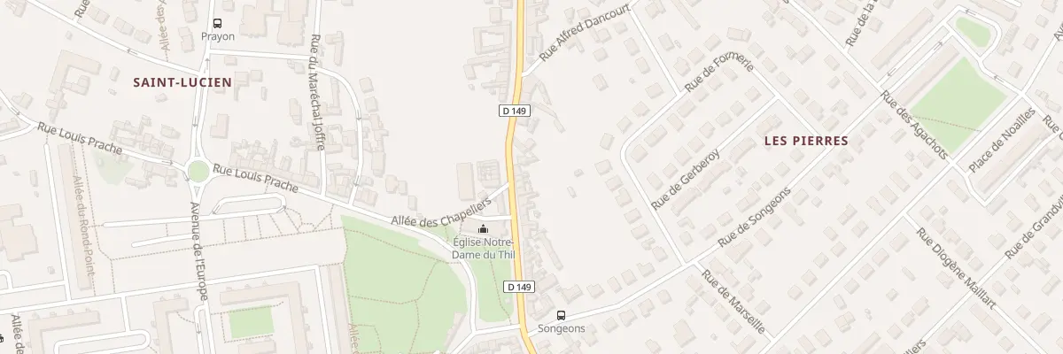 Plan du 38 Rue de Notre-Dame du Thil à Beauvais