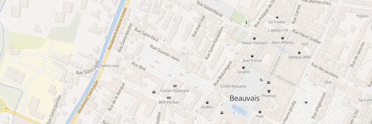 Plan du 27 Rue Jean Vast à Beauvais
