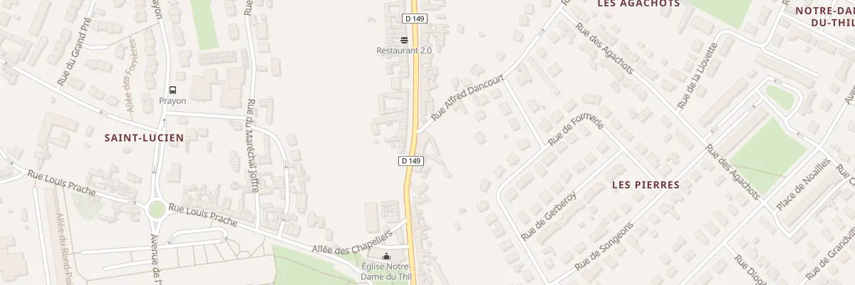 Plan du 54 Rue de Notre-Dame du Thil à Beauvais