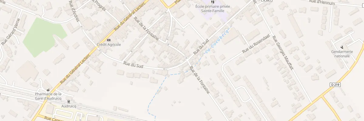 Plan du 170 Rue de la Fontaine à Audruicq