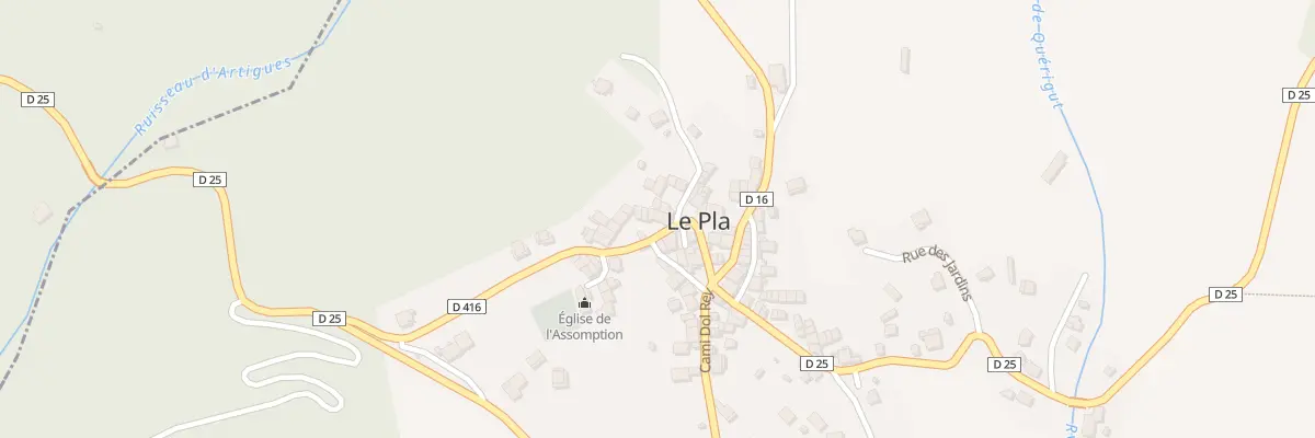 Plan du 5002 Le Village au Pla