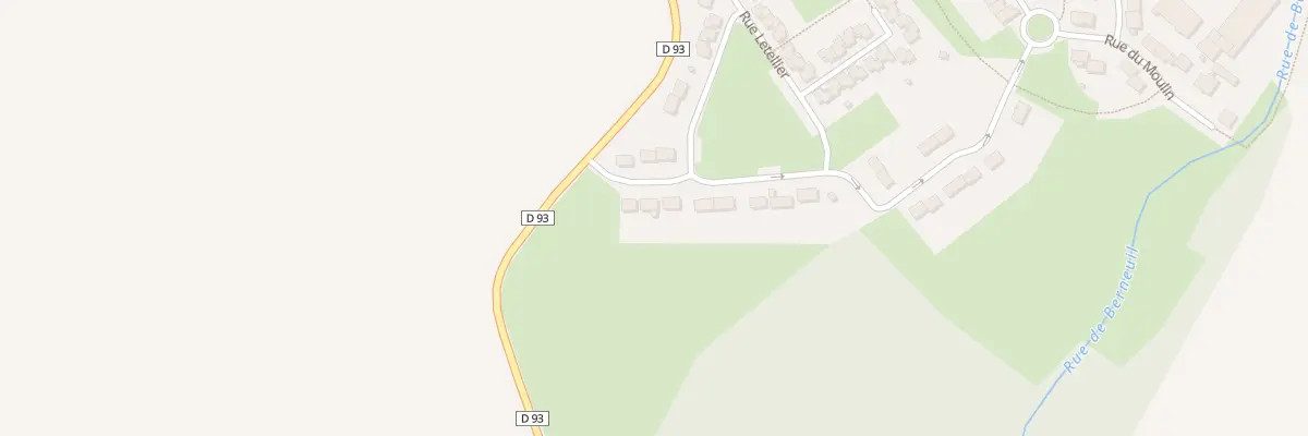 Plan du 4 Rue de la Chapelle à Frocourt