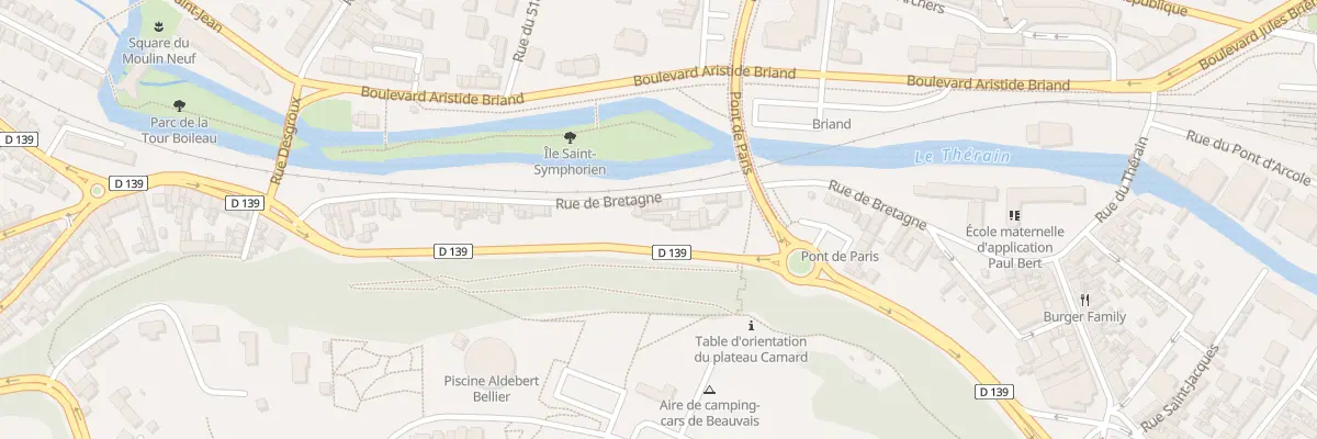 Plan du 42 Rue de Bretagne à Beauvais