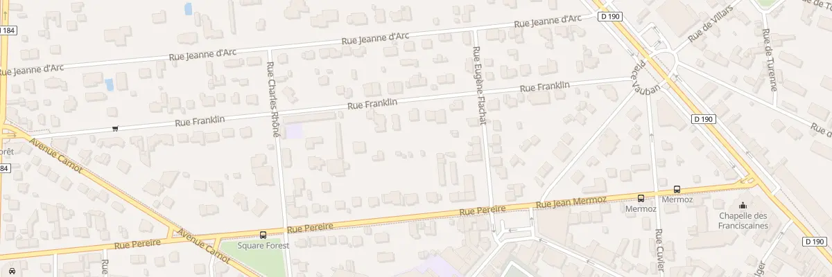 Plan du 15 Rue Franklin à Saint-Germain-en-Laye