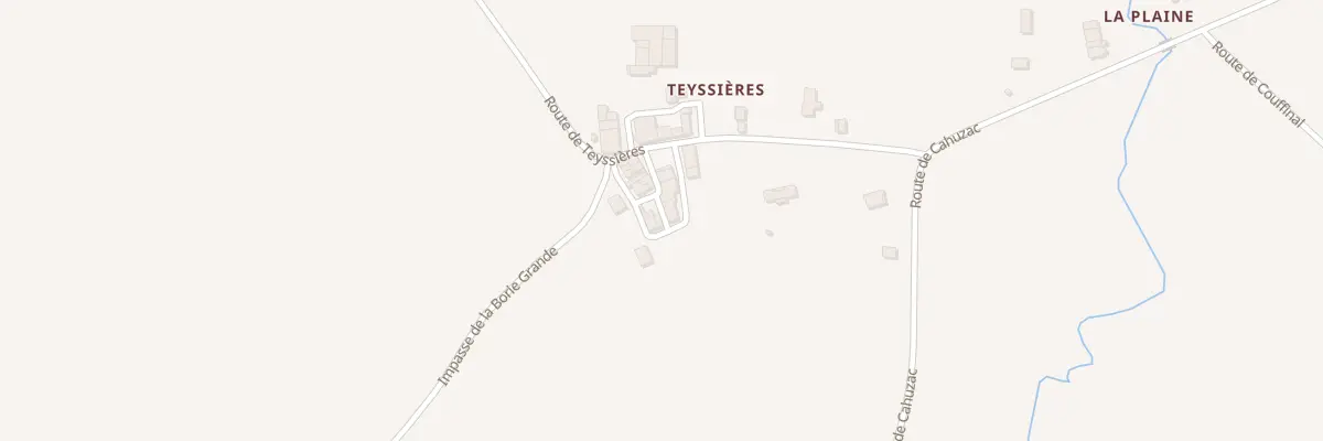 Plan du 5044 Tessyeres à Lagardiolle