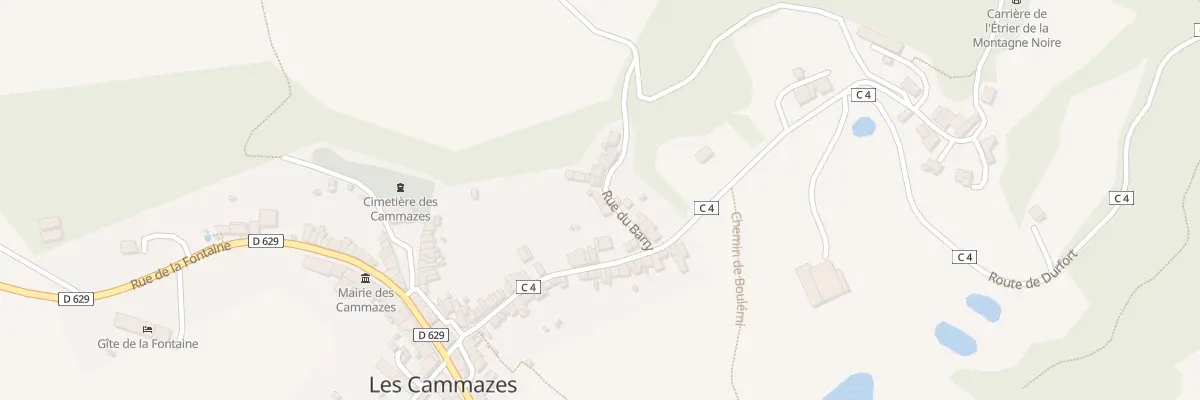 Plan du 3 Rue du Barry aux Cammazes