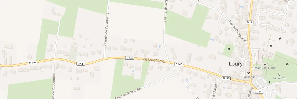 Plan du 338 Rue Saint Michel à Loury