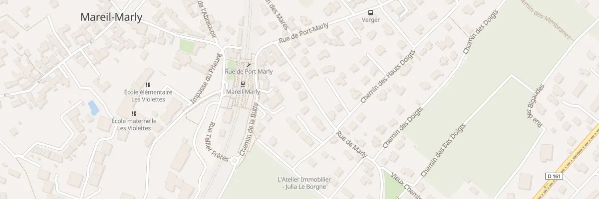 Plan du 6 Rue de Marly à Mareil-Marly