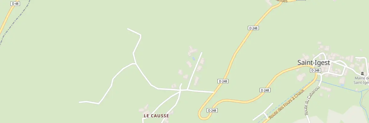 Plan du 5144 Causse de Loubatiere à Saint-Igest