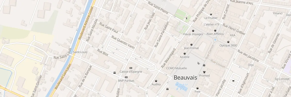 Plan du 28 Rue Saint-Pantaléon à Beauvais
