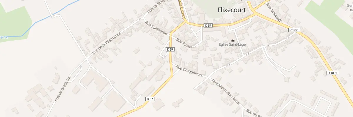 Plan du 1 Rue Croquoison à Flixecourt