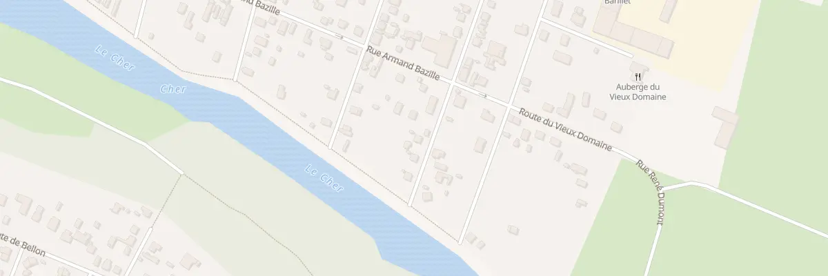 Plan du 44 Rue André Guillemain à Vierzon