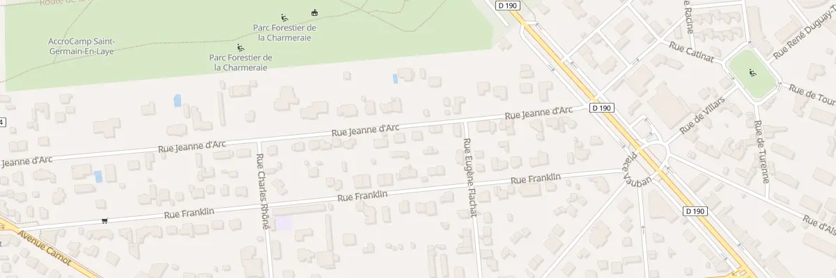 Plan du 21 Rue Jeanne d’Arc à Saint-Germain-en-Laye