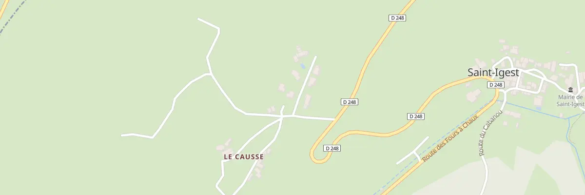 Plan du 5146 Causse de Loubatiere à Saint-Igest
