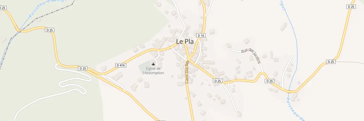 Plan du 108 Le Village au Pla