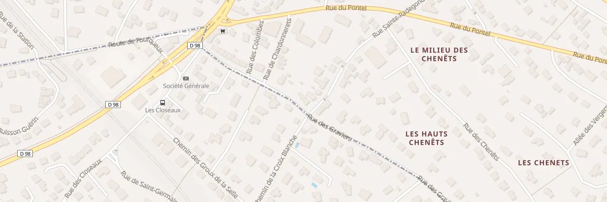 Plan du 46 Rue Ste Radegonde à Saint-Germain-en-Laye