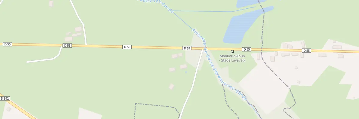 Plan du 22 Le Pont Evrard à Moutier-d’Ahun