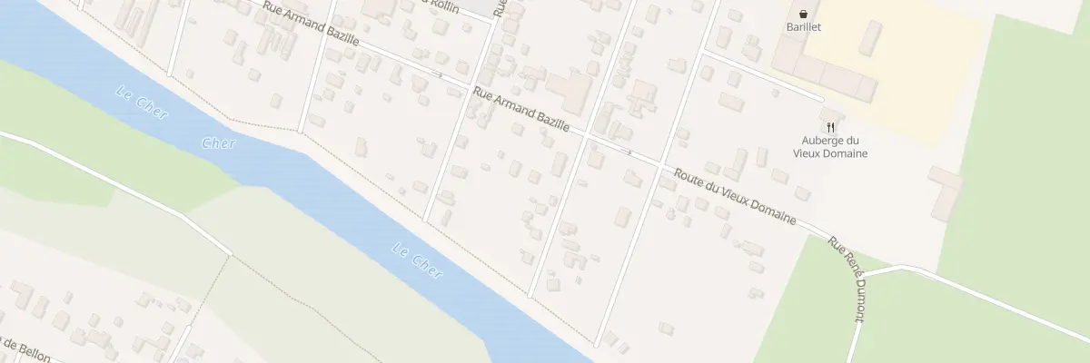 Plan du 40 Rue André Guillemain à Vierzon