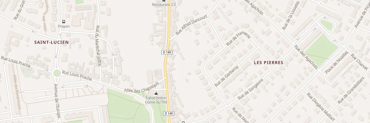 Plan du 50 Rue de Notre-Dame du Thil à Beauvais