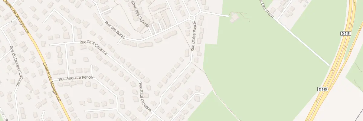 Plan du 15 Rue Blaise Pascal à Osny