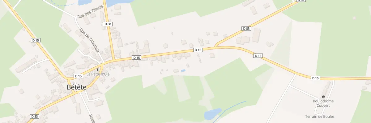Plan du 32 Rue Grande Rue à Bétête