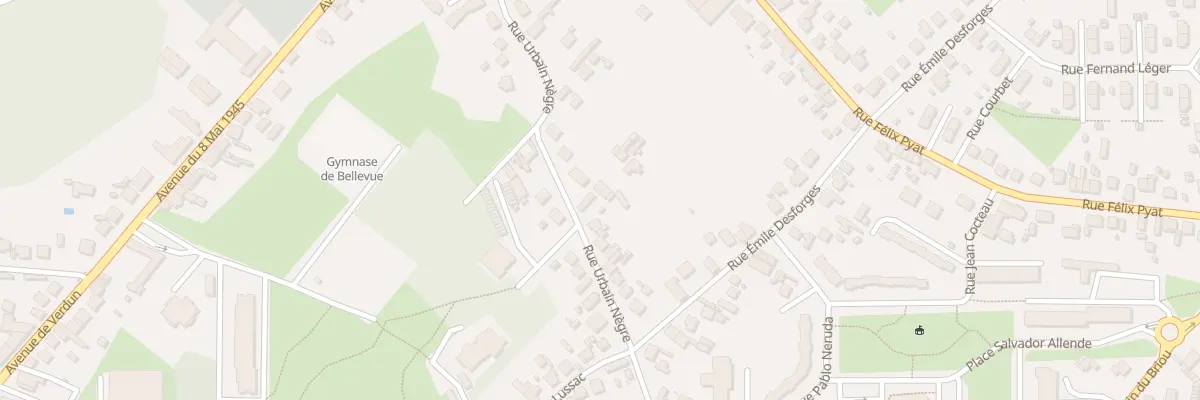 Plan du 12 Rue Urbain Nègre à Vierzon