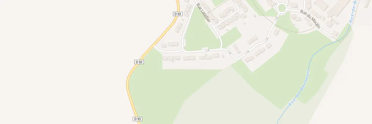 Plan du 8 Rue de la Chapelle à Frocourt