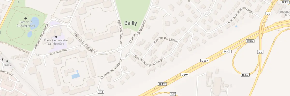 Plan du 10 Rue des Peupliers à Bailly