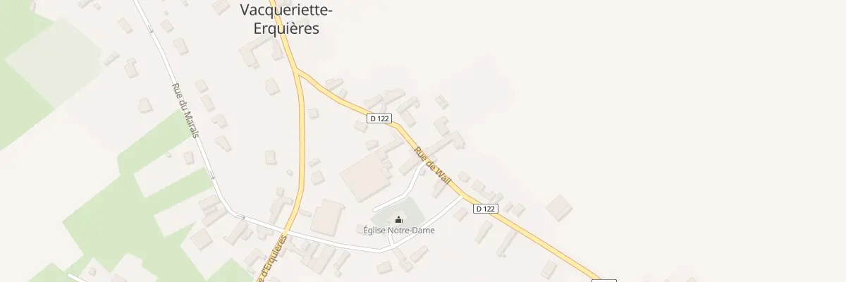 Plan du 119 Rue de Wail à Vacqueriette-Erquières