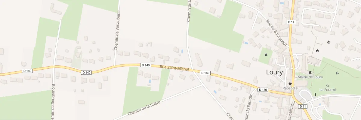 Plan du 322 Rue Saint Michel à Loury