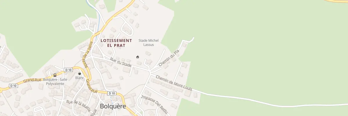 Plan du 9002 Rue du Stade à Bolquère