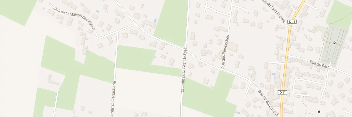 Plan du 331 Rue du Bourg Neuf à Loury