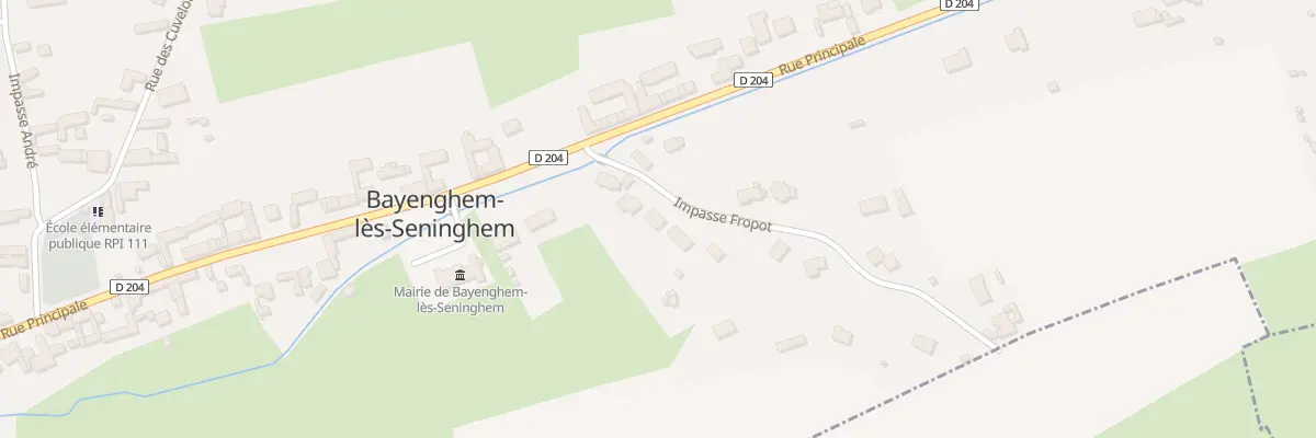 Plan du 6 Imp Fropot à Bayenghem-lès-Seninghem