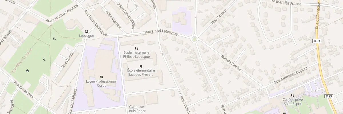 Plan du 7 Rue Louis Roger à Beauvais