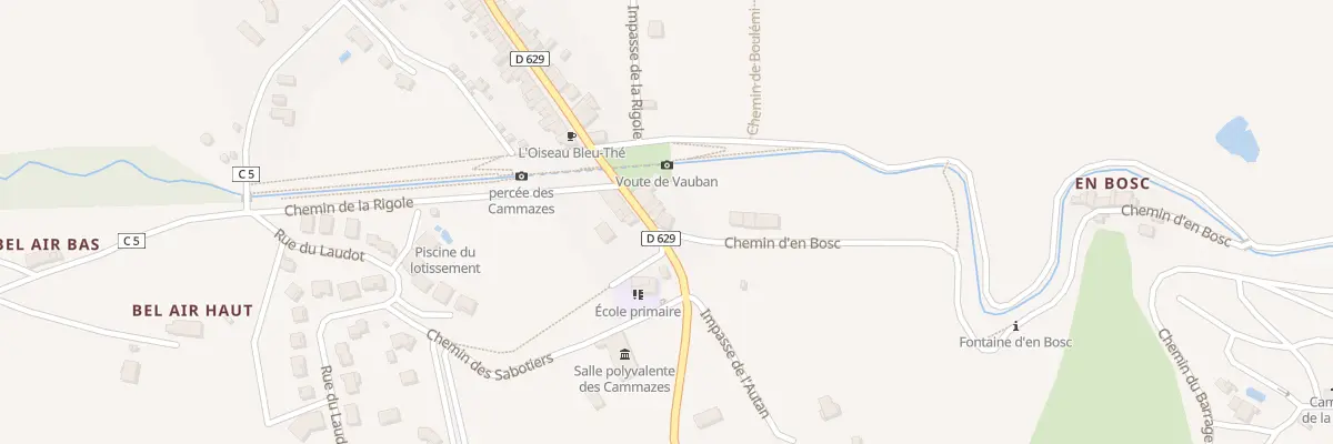 Plan du 3 Che d’En Bosc aux Cammazes