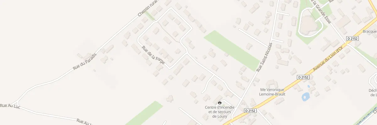 Plan du 62 Rue de la Forge à Loury