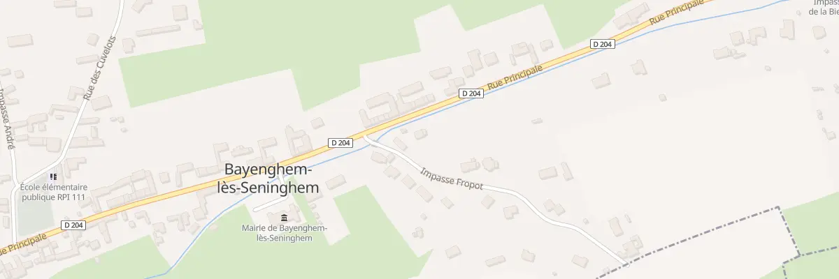 Plan du 3 Imp Fropot à Bayenghem-lès-Seninghem