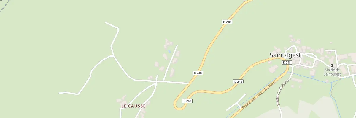 Plan du 5138 Le Causse à Saint-Igest
