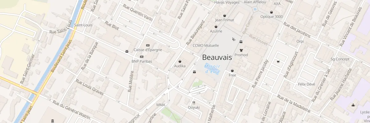 Plan du 57 Rue Beauregard à Beauvais